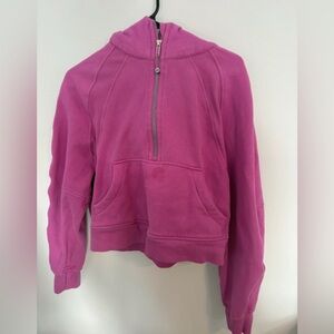 Lululemon Scuba Oversized Half-Zip Hoodie - Pink Blossom - Size M/L